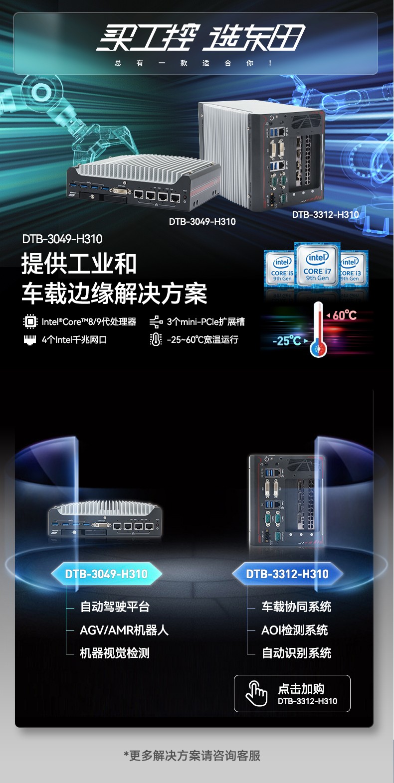 酷睿9/12代南昌嵌入式南昌工控機,智能駕駛工控電腦,DTB-3049-H310.jpg