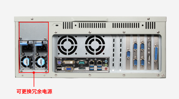 這款重慶工控機(jī)有三個(gè)音頻接口，line-in接口，line-out接口，Mic-in接口
