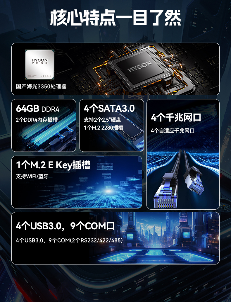 國產(chǎn)化無風扇安徽工控機,海光3350迷你工控主機,DTB-3086-3350.jpg