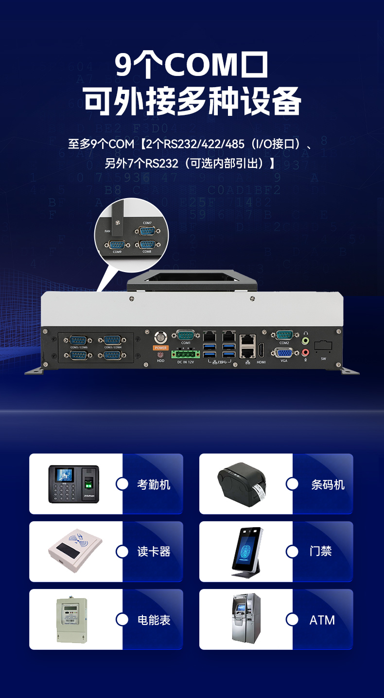 國產(chǎn)化無風扇安徽工控機,海光3350迷你工控主機,DTB-3086-3350jpg
